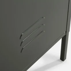 Dzieci inny Szafa metalowa grafitowo-czarna BOHOND