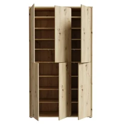 Szafy Uchylne|FORTE Szafa na buty 6-drzwiowa ALICE SPRINGS dąb artisan