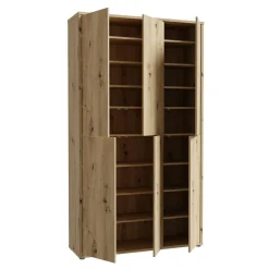 Szafy Uchylne|FORTE Szafa na buty 6-drzwiowa ALICE SPRINGS dąb artisan