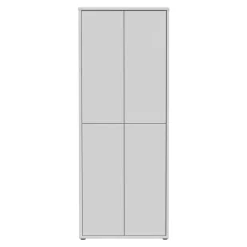 FORTE Szafa na buty 4-drzwiowa ALICE SPRINGS szara