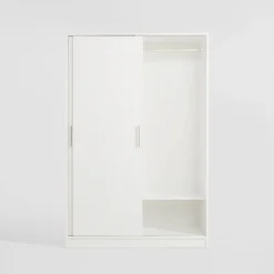 Szafy Przesuwne| Szafa przesuwna biała SURREY