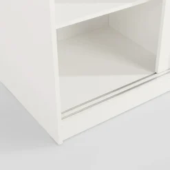 Szafy Przesuwne| Szafa przesuwna biała SURREY