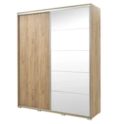Szafa przesuwna dąb craft ONTARIO 200 cm