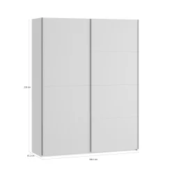 Szafy Przesuwne|FORTE Szafa przesuwna FITIO mat 180 cm