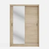 inny Szafa przesuwna INES z lustrem 150 cm dąb cremona