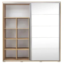 Szafy Z Lustrem|Szafy Przesuwne|inny Szafa przesuwna ONTARIO 24 dąb craft 230 cm