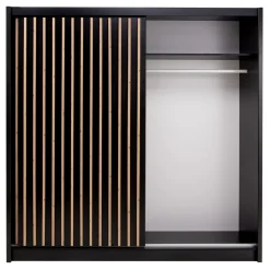 Exline Szafa przesuwna z lamelami i lustrem LAMELLO