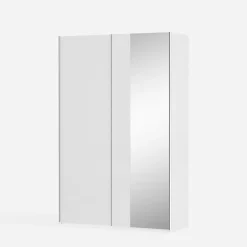 Szafy Z Lustrem|Szafy Przesuwne|FORTE Szafa przesuwna z lustrem FITIO połysk 150 cm