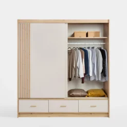 inny Szafa przesuwna z lustrem i szufladami NEVADA