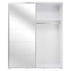 Szafy Z Lustrem|Szafy Przesuwne|inny Szafa przesuwna z lustrem ONTARIO 23 biała 200 cm