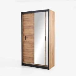 Szafy Z Lustrem|Szafy Przesuwne|inny Szafa przesuwna z lustrem MALI 120 cm