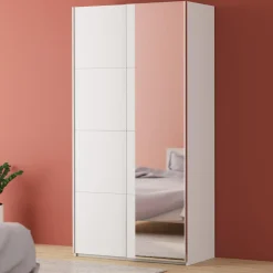 FORTE Szafa przesuwna z lustrem FITIO mat 120 cm