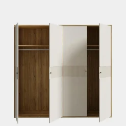 FORTE Szafa ubraniowa z ryflowaniem RANKIN