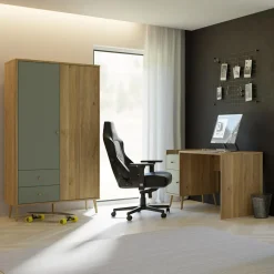 Dzieci FORTE Szafa z 2 szufladami WHENUA