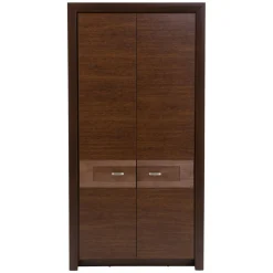 DiTrendi Szafa z drążkiem ciemny brąz 109 cm PARIS