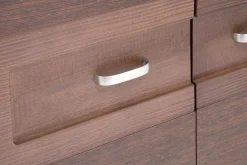 DiTrendi Szafa z drążkiem ciemny brąz 109 cm PARIS