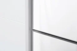 Szafy Z Lustrem|Szafy Przesuwne| Szafa z lustrem biała BASTIA 250 cm