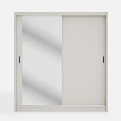 Szafy Z Lustrem|Szafy Przesuwne|inny Szafa z lustrem NESS 203 cm kaszmir