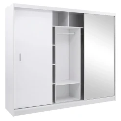 Exline Szafa z oświetleniem biała MARSYLIA