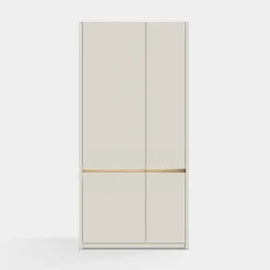 Szafy Uchylne|FORTE Szafa z oświetleniem OAK SQUERE