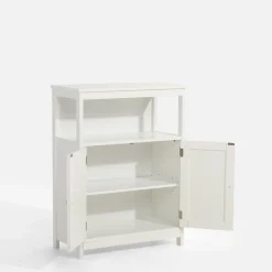 Szafki Łazienkowe|Szafki, Słupki I Półki Łazienkowe|inny Szafka łazienkowa biała PARLA