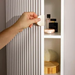 inny Szafka łazienkowa słupek biały mat BELT