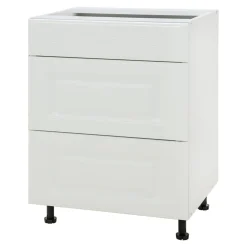Szafka dolna BASIC PLUS BP/D60S3 biały mat