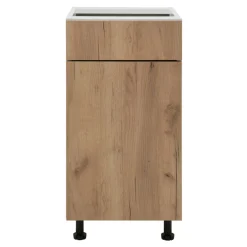 Szafki Kuchenne| Szafka dolna BASIC PLUS BP/D40S1 dąb craft złoty