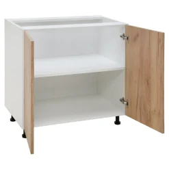 Szafki Kuchenne| Szafka dolna BASIC PLUS BP/D80 dąb craft złoty