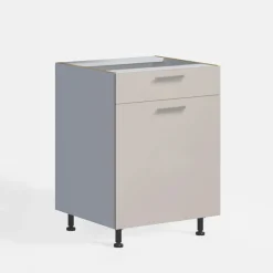 Szafki Kuchenne|inny Szafka dolna MILENA stojąca z szufladą 60 cm kaszmir