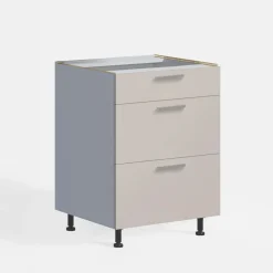 inny Szafka dolna MILENA stojąca z szufladami M/D60S3 kaszmir
