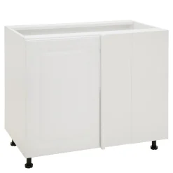 Szafki Kuchenne| Szafka dolna narożna BASIC PLUS BP/DNLP biały mat