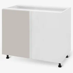 Szafki Kuchenne| Szafka dolna narożna BASIC PLUS BP/DNLP clay grey