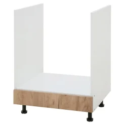 Szafki Kuchenne| Szafka dolna pod piekarnik BASIC PLUS BP/D60P dąb craft złoty