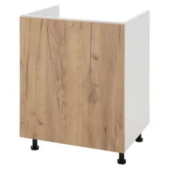 Szafki Kuchenne| Szafka dolna pod zlewozmywak BASIC PLUS BP/D60Z dąb craft złoty