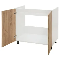 Szafki Kuchenne| Szafka dolna pod zlewozmywak BASIC PLUS BP/D80Z dąb craft złoty