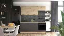 Szafki Kuchenne|inny Szafka dolna stojąca MILENA M/D40 40 cm grafit