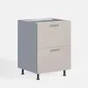 inny Szafka dolna stojąca MILENA z szufladami 60 cm kaszmir