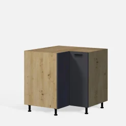 inny Szafka dolna stojąca narożna MILENA M/D90X90N grafit