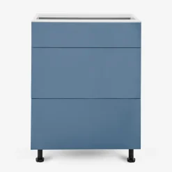 Szafki Kuchenne| Szafka dolna z 3 szufladami BASIC PLUS BP/D60SR3 alby blue