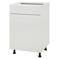 Szafki Kuchenne|inny Szafka dolna z szufladą BASIC PLUS BP/D50SR1 biały mat