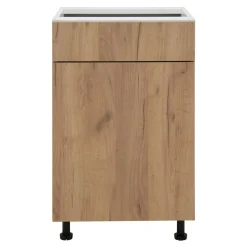 Szafki Kuchenne|inny Szafka dolna z szufladą BASIC PLUS BP/D50SR1 dąb craft złoty