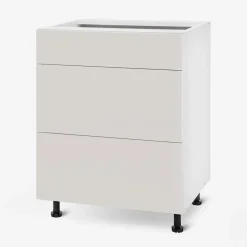 Szafka dolna z szufladami BASIC PLUS BP/D60SR3 cashmere