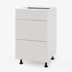 Szafki Kuchenne| Szafka dolna z szufladami BASIC PLUS BP/D45S3 cashmere
