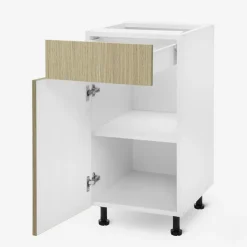 Szafka dolna z szufladami BASIC PLUS BP/D45S3 sand barbera oak