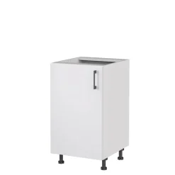 Szafki Kuchenne| Szafka dolna zamykana TAVALI T/D45L/P biały połysk