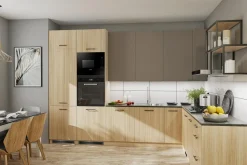 Szafki Kuchenne| Szafka górna wysoka BASIC PLUS BP/G40-92 sand barbera oak