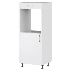 Szafki Kuchenne| Szafka niska słupek pod piekarnik T/D60SNP L/P biały połysk