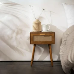 Szafki Nocne|Szafki|inny Szafka nocna boho brązowa CALAMO