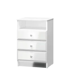Szafka nocna GLAMOUR 3S TYP07 z oświetleniem